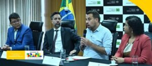 Coletiva do MJSP em Brasília, em 28 de outubro de 2026, sobre medidas contra a violência política; foto de Isaac Amorim/Ascom-MJSP.