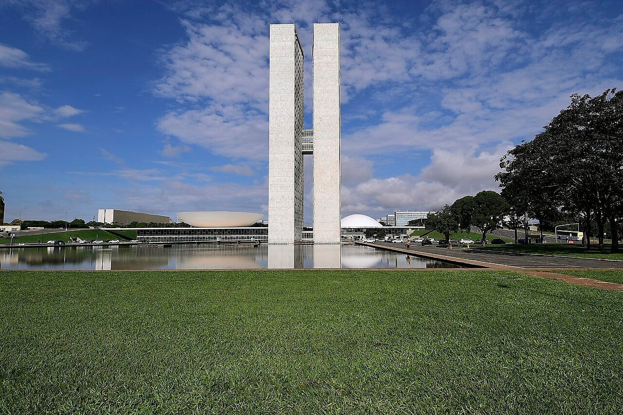 Congresso Nacional em Brasília em janeiro de 2024; fotografia de arquivo.