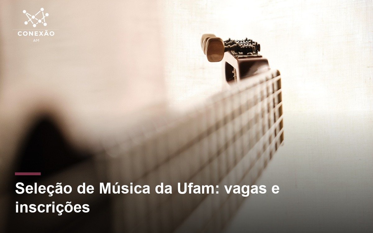 Foto de apoio de instrumento musical; não documenta instalações ou aulas da Ufam.