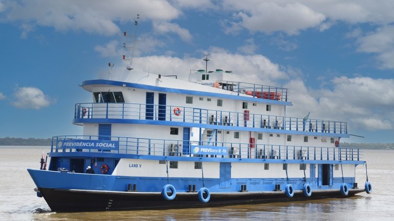PREVBarco Belém no Pará, em foto de arquivo publicada em setembro de2026; não retrata atendimento atual no Amazonas.