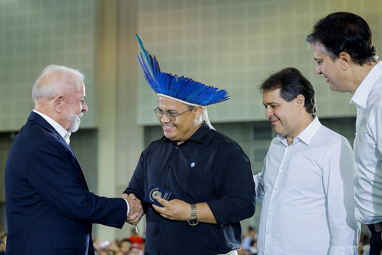 Lula durante cerimônia em dezembro de 2025; fotografia de arquivo.
