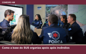 Equipe da Força Nacional do SUS na base em Manaus, em fotografia divulgada em 20 de outubro de 2026.